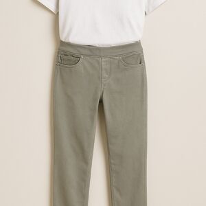 Belle by Kim Gravel 10p Olive Jeggings